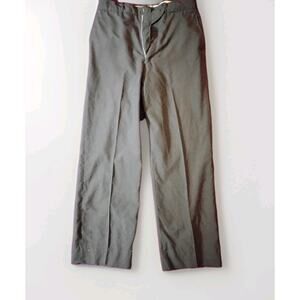 Vintage Men's Military Trousers Poly/Wool Blend Tropical Waist 33 Length 36